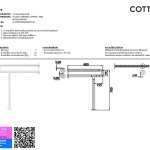 PREMA ราวจับทรงตัวรูปตัว T สีขาว PM0004#WH(HM)