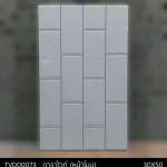 BUTTERFLY กระเบื้องเซรามิคบุผนัง เกรด A ขนาด 30 x 50 cm.| 12" x 20" ดาราไวท์ (ผิวมัน) 0