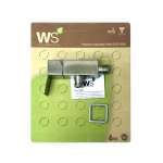 WS-1910 วาล์วเดี่ยวฝักบัว แบบติดผนัง ขนาด 1/2 นิ้ว (4 หุน) รุ่น SQUARE