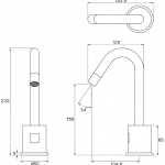 WS-0603J ก๊อกน้ำอัตโนมัติ SENSOR FAUCET