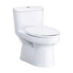 คลิกเลย COTTO สุขภัณฑ์ชิ้นเดียว (ท่อลงพื้น) รุ่น MACC ใช้น้ำ 3/4.5 ลิตร