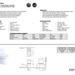 คลิกเลย COTTO สุขภัณฑ์ชิ้นเดียว (ท่อลงพื้น) รุ่น MACC ใช้น้ำ 3/4.5 ลิตร