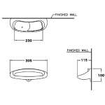คลิกเลย COTTO ที่วางสบู่ รุ่น ASTORIA