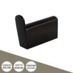LL-6101-BM ขอแขวนผ้าสแตนเลส MATTE BLACK รุ่น LOLLI 0