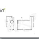 AX-5501 ขอแขวนผ้า รุ่น AJAX