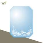 Frameless Octaganal Mirror Size 45 x 60 and 60 x 80 cm. 0