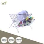 WR-5209 ชั้นวางอเนกประสงค์สแตนเลส 2 ชั้น แบบตัว X 0