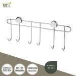 WR-5405-30 ราวตะขอสแตนเลส 6 ตะขอ ขนาด 30 ซม. 0