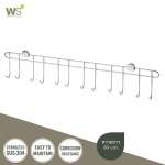 WR-5405-60 ราวตะขอสแตนเลส 12 ตะขอ ขนาด 60 ซม. 0