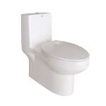 1089SC-WT-0 สุขภัณฑ์ชิ้นเดียว รุ่น COZY ใช้น้ำ 4.8 ลิตร สีขาว