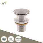 CWT-020 สะดืออ่างล้างหน้าสแตนเลส แบบป๊อปอัพ ไม่มีรูน้ำล้น 0