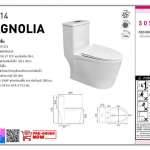 SOSUCO สุขภัณฑ์ชิ้นเดียว รุ่น MAGNOLIA
