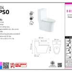 SOSUCO สุขภัณฑ์ชิ้นเดียว รุ่น GYPSO