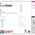SOSUCO ขาตั้งอ่างล้างหน้า รุ่น OVAL ll STAND (ใช้คู่กับอ่างล้างหน้า OVAL ll 702)
