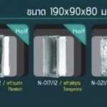 CHANGKAEW อุปกรณ์จัดแนวบล็อกแก้ว 90 มม. สีดำ เฉพาะรุ่น FIT (12 ชิ้น/ถุง) 