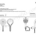 คลิกเลย COTTO ชุดฝักบัวสายอ่อน 3 ฟังก์ชั่น