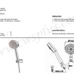 คลิกเลย COTTO ชุดฝักบัวสายอ่อน 5 ฟังก์ชั่น