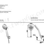 คลิกเลย COTTO ชุดฝักบัวสายอ่อน 3 ฟังก์ชั่น