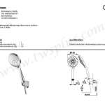 คลิกเลย COTTO ชุดฝักบัวสายอ่อน 3 ฟังก์ชั่น