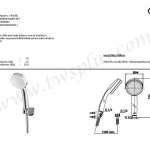 คลิกเลย COTTO ชุดฝักบัวสายอ่อน 1 ฟังก์ชั่น สีโครเมี่ยม