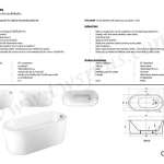 คลิกเลย COTTO อ่างอาบน้ำแบบลอยตัว รุ่น OLIX