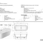 คลิกเลย COTTO อ่างอาบน้ำแบบตั้งพื้น รุ่น CHLOE