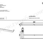 คลิกเลย COTTO ราวแขวนผ้าคู่ 60 ซม. รุ่น ARCH