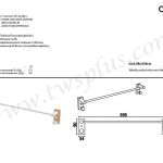 คลิกเลย COTTO ราวแขวนผ้า 60 ซม.สีขาว รุ่น AKI