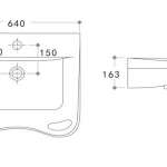 คลิกเลย COTTO อ่างล้างหน้าแบบแขวนผนัง รุ่น FLORIS 
