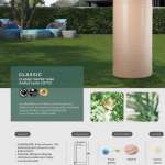 คลิกเลย COTTO ถังเก็บน้ำบนดิน สี Sandstone ขนาด 2000 ลิตร รุ่น CLASSIC