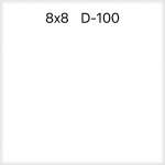 DURAGRES 8" x 8" | 20 x 20 cm. D-100 สีขาว *คลิกดูรายละเอียดเพิ่มเติมนะคะ 0