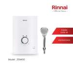 RINNAI เครื่องทำน้ำอุ่นไฟฟ้า รุ่น ZEN450 กำลังไฟ 4500 วัตต์ หม้อต้มทองแดง รับประกัน 5 ปี  0