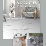 CAMPANA กระเบื้องปูพื้น FLOOR TILES 60 x 60 cm. | 24" x 24" RECTIFIED *คลิกดูรายละเอียดเพิ่มเติมนะคะ