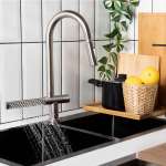 RA A124-A141516 ก๊อกซิงค์ล้างจานแบบดึงได้และฉีดได้ สแตนเลส