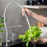 RA SS-12000 ก๊อกซิงค์เคาน์เตอร์ สแตนเลส งวงดึงได้