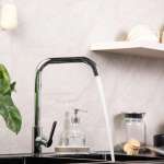 RA A11021-444CHR ก๊อกซิงค์ล้างจานน้ำเย็น เคาน์เตอร์ สแตนเลสเงา