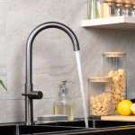 RA A11021-A99GUN ก๊อกซิงค์ล้างจาน น้ำเย็น เคาน์เตอร์ GUN GRAY