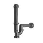 SOSUCO ชุดท่อน้ำทิ้ง P-Trap พลาสติก ABS เทา ชาร์ปยาว 12 นิ้ว 0