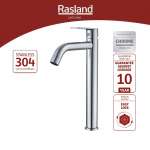 RA A121-A3579 ก๊อกน้ำล้างหน้าน้ำเย็นคอสูง สแตนเลสเงา 0