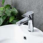 RA A121-A777CH ก๊อกล้างหน้าน้ำเย็น เคาน์เตอร์ สแตนเลสเงา