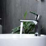 RA A121-A777CH ก๊อกล้างหน้าน้ำเย็น เคาน์เตอร์ สแตนเลสเงา