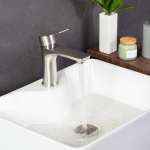 RA A121-A888SN ก๊อกล้างหน้าน้ำเย็น เคาน์เตอร์ สแตนเลสด้าน