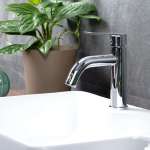 RA A121-A2468 ก๊อกล้างหน้าน้ำเย็น สแตนเลสเงา