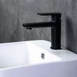 RA A111-A22-BLK ก๊อกล้างหน้าผสมร้อน-เย็น BLACK OVO RA A111-A22-BLK ก๊อกล้างหน้าผสมร้อน-เย็น BLACK OVO