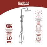 RA F611-31313 ชุดเรนชาวเวอร์น้ำเย็น แบบท่อสีสแตนเลส x 4 0