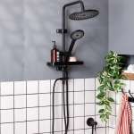 RA BLACK-BLACK เรนชาวเวอร์ MATT BLACK