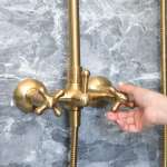 RA 102018MAG ชุดฝักบัวเรนชาวเวอร์ผสม MATT GOLD