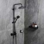 RA F621-BLACK เรนชาวเวอร์ผสมน้ำร้อน-เย็น MATT BLACK