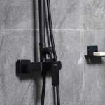 RA F621-BLACK เรนชาวเวอร์ผสมน้ำร้อน-เย็น MATT BLACK