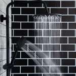 RA F621-BLACK เรนชาวเวอร์ผสมน้ำร้อน-เย็น MATT BLACK